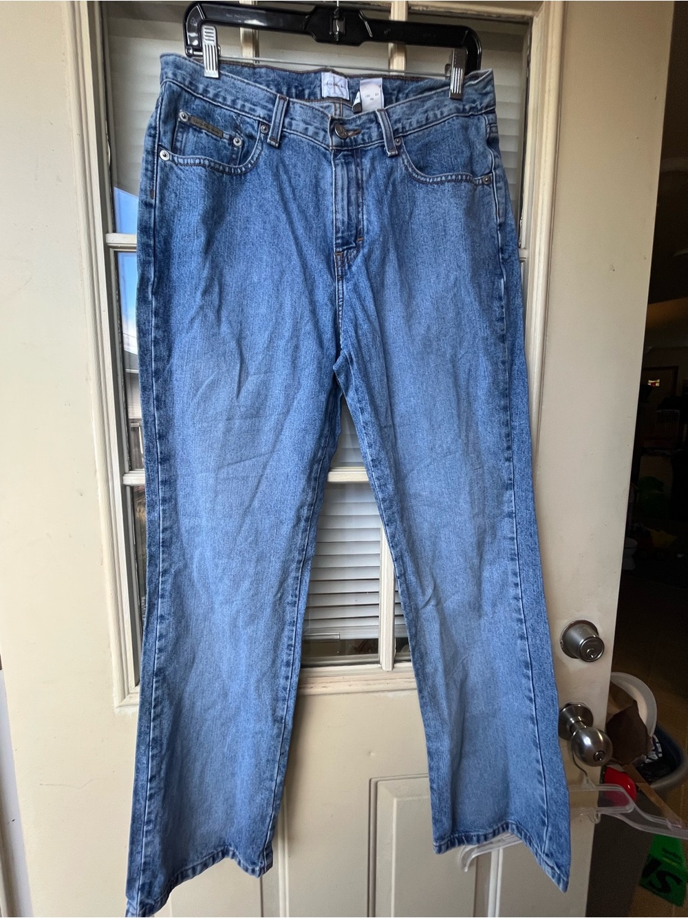 Vintage Calvin Klein Boot Cut Jeans Women's Size 8 Sandblast 5 Pocket Y2K